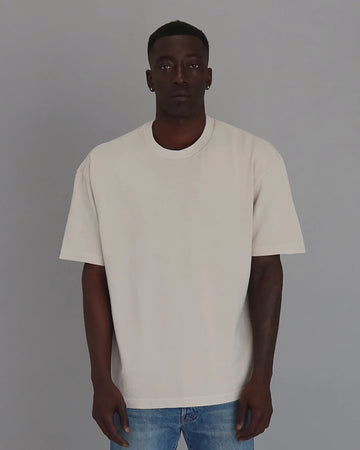 Bone Heavyweight Oversized Boxy Tee